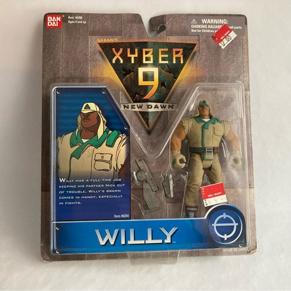 Bandai 1999 Xyber 9 New Dawn 4" Figures LOT OF 3: Jack, Anakonda, Willy - Picture 6 of 8